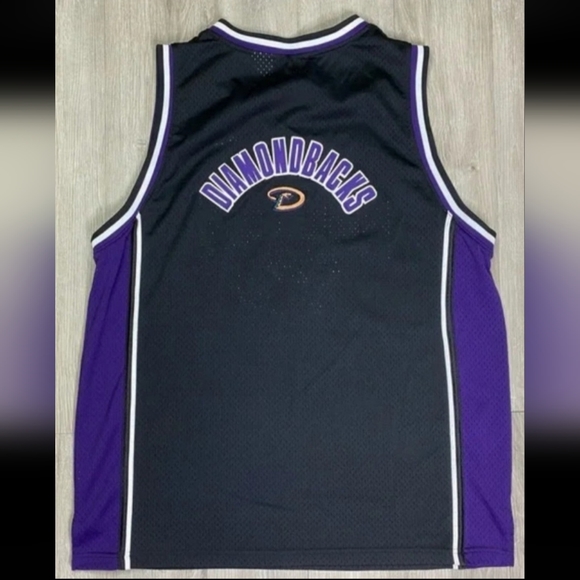 Arizona Diamondbacks Basketball Stitched Jersey - Picture 2 of 5